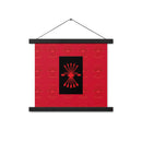 Comprar Póster con colgador Falange Española La Flamenca de Borgoña, Bandera de España, Cruz de Borgoña, Patricia Muñoz, VOX, Santiago Abascal