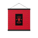 Comprar Póster con colgador Falange Española La Flamenca de Borgoña, Bandera de España, Cruz de Borgoña, Patricia Muñoz, VOX, Santiago Abascal