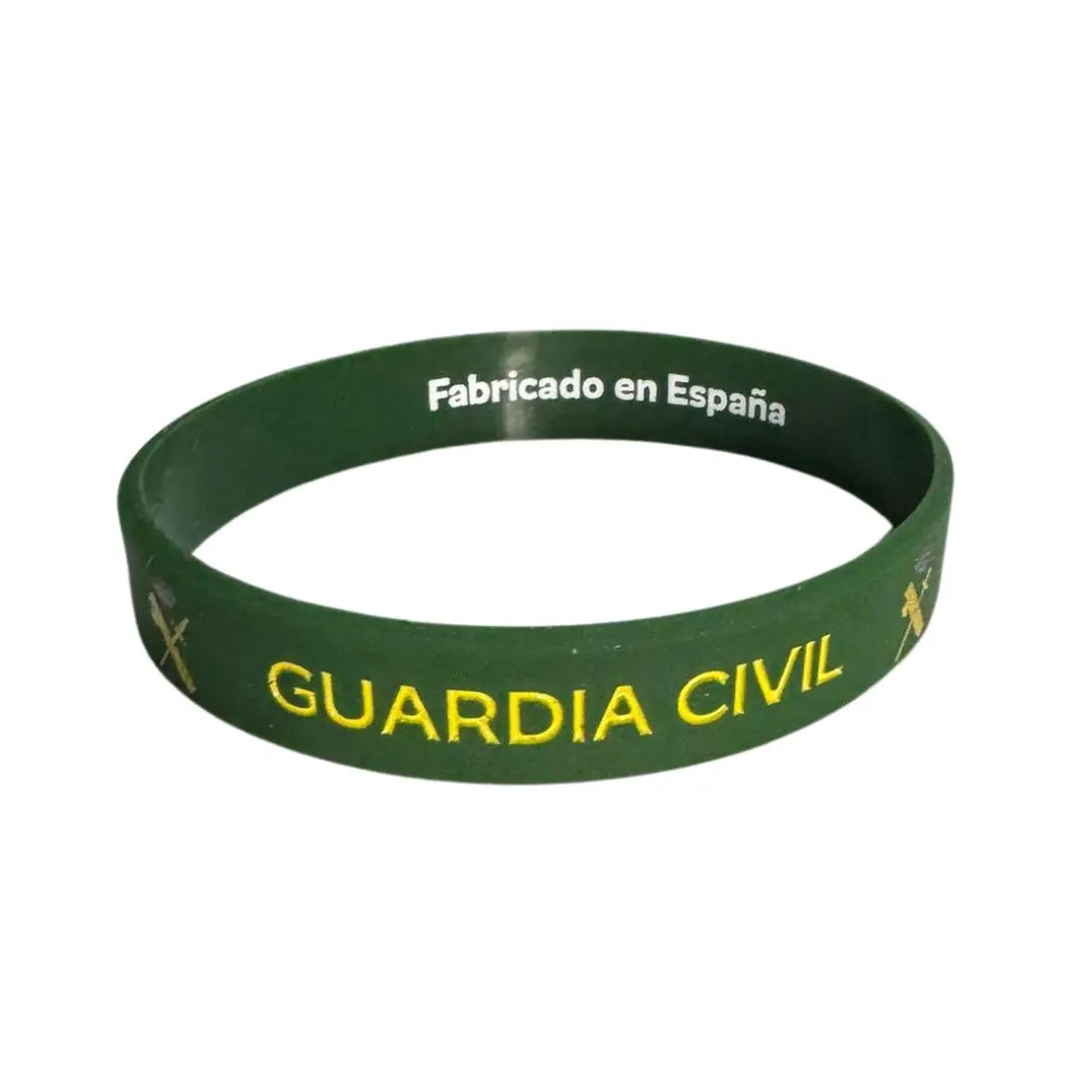 Comprar Pulsera Guardia Civil de silicona verde Bandera España La Flamenca de Borgoña Patricia Muñoz VOX