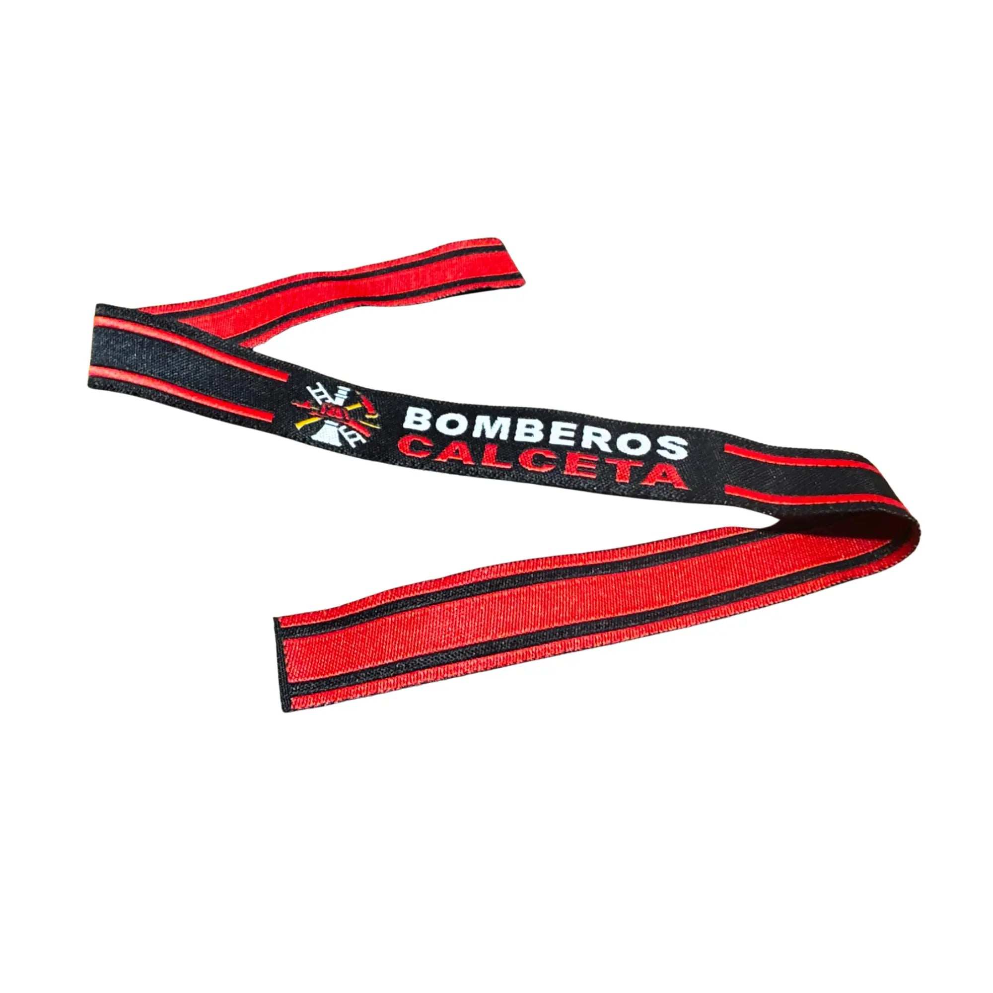 Comprar Pulsera de tela Bomberos Calceta La Flamenca de Borgoña Bandera España