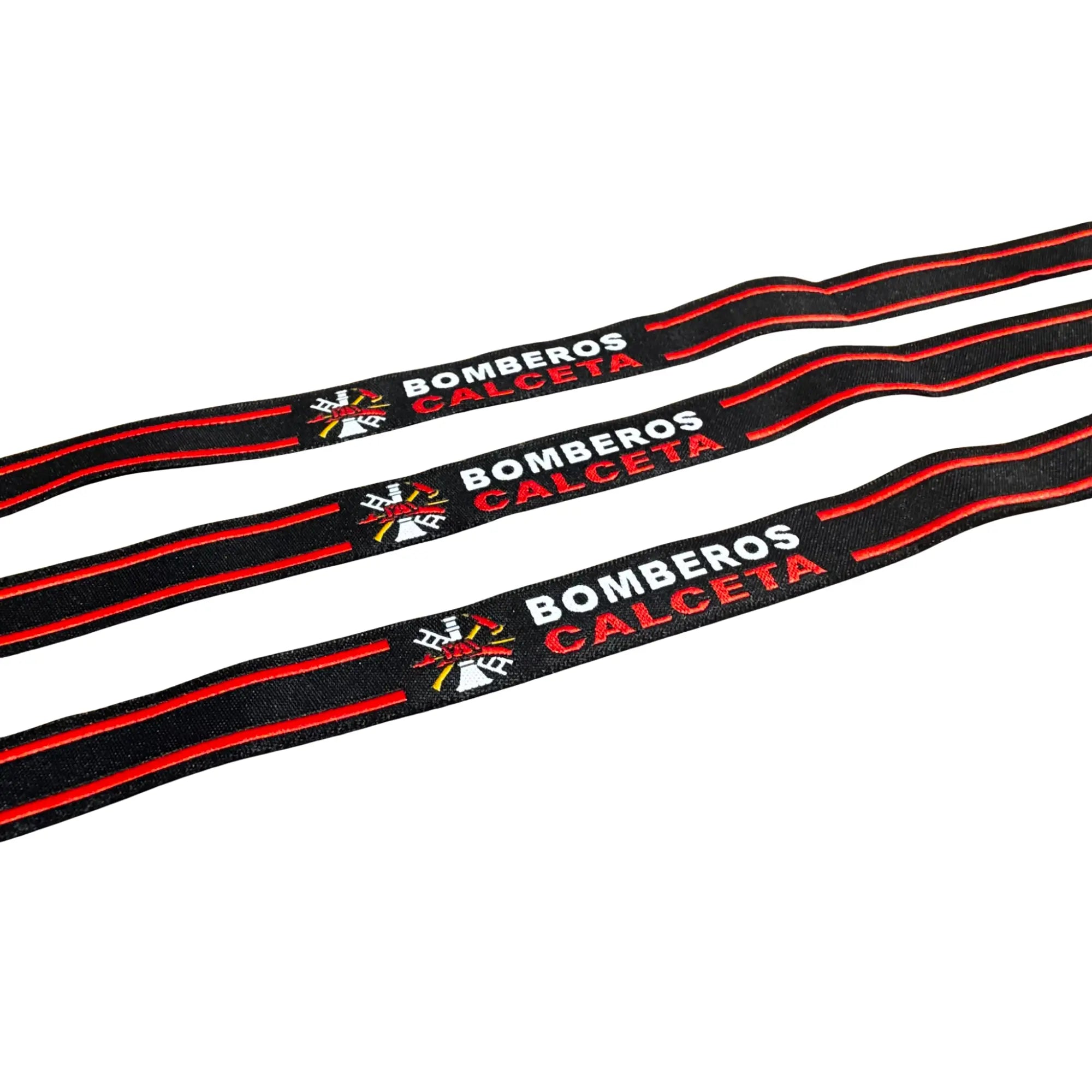 Comprar Pulsera de tela Bomberos Calceta La Flamenca de Borgoña Bandera España