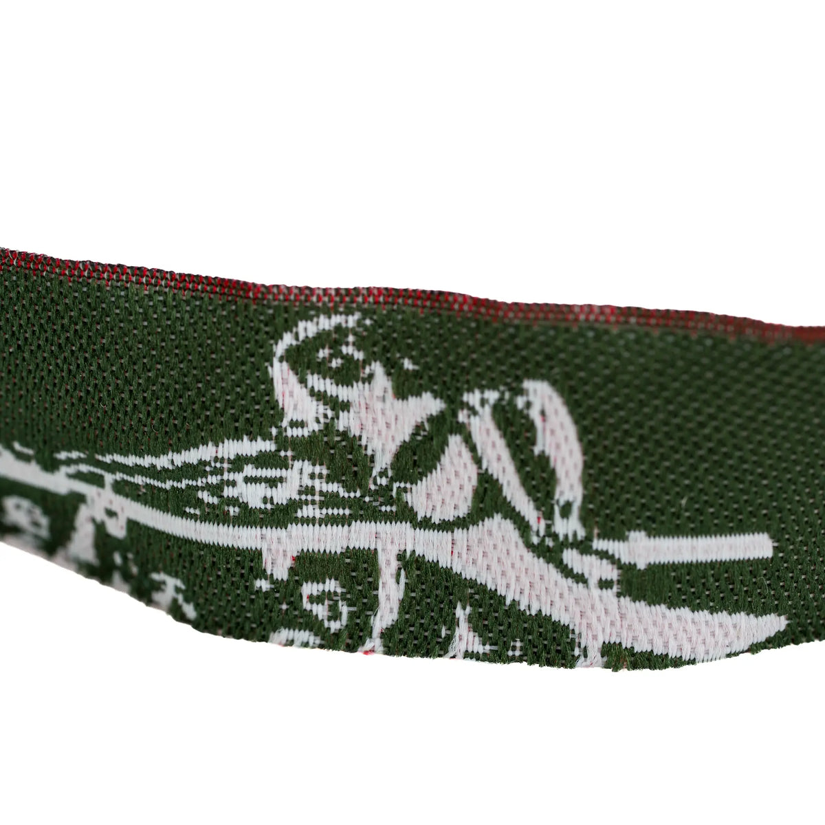 Comprar Pulsera de tela Cristo de Mena La Flamenca de Borgoña Bandera España