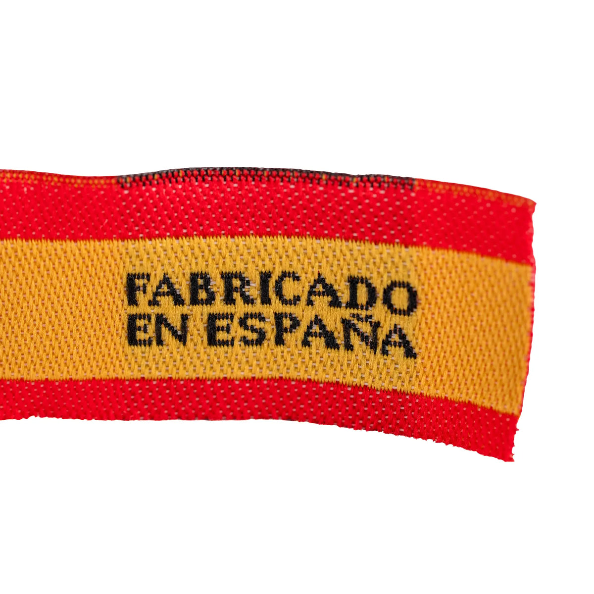 Comprar Pulsera de tela Cristo de Mena La Flamenca de Borgoña Bandera España