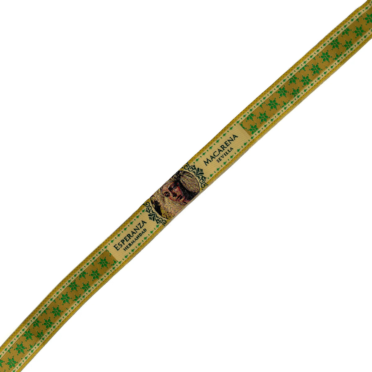 Comprar Pulsera de tela Esperanza de Macarena Hermandad de Sevilla La Flamenca de Borgoña Bandera España