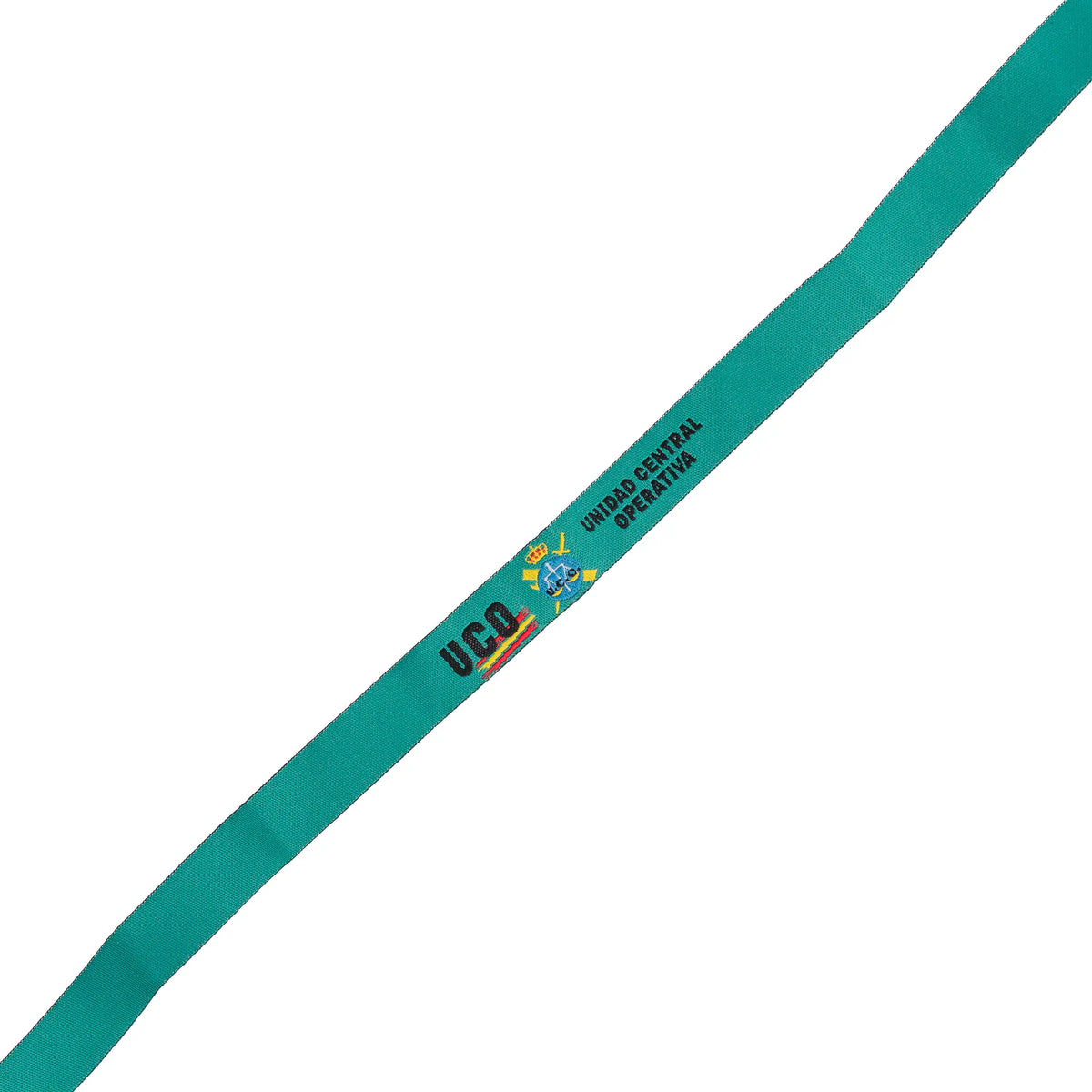 Comprar Pulsera de tela Guardia Civil UCO Unidad Central Operativa en color verde turquesa 30 x 1.5cm La Flamenca de Borgoña Bandera España