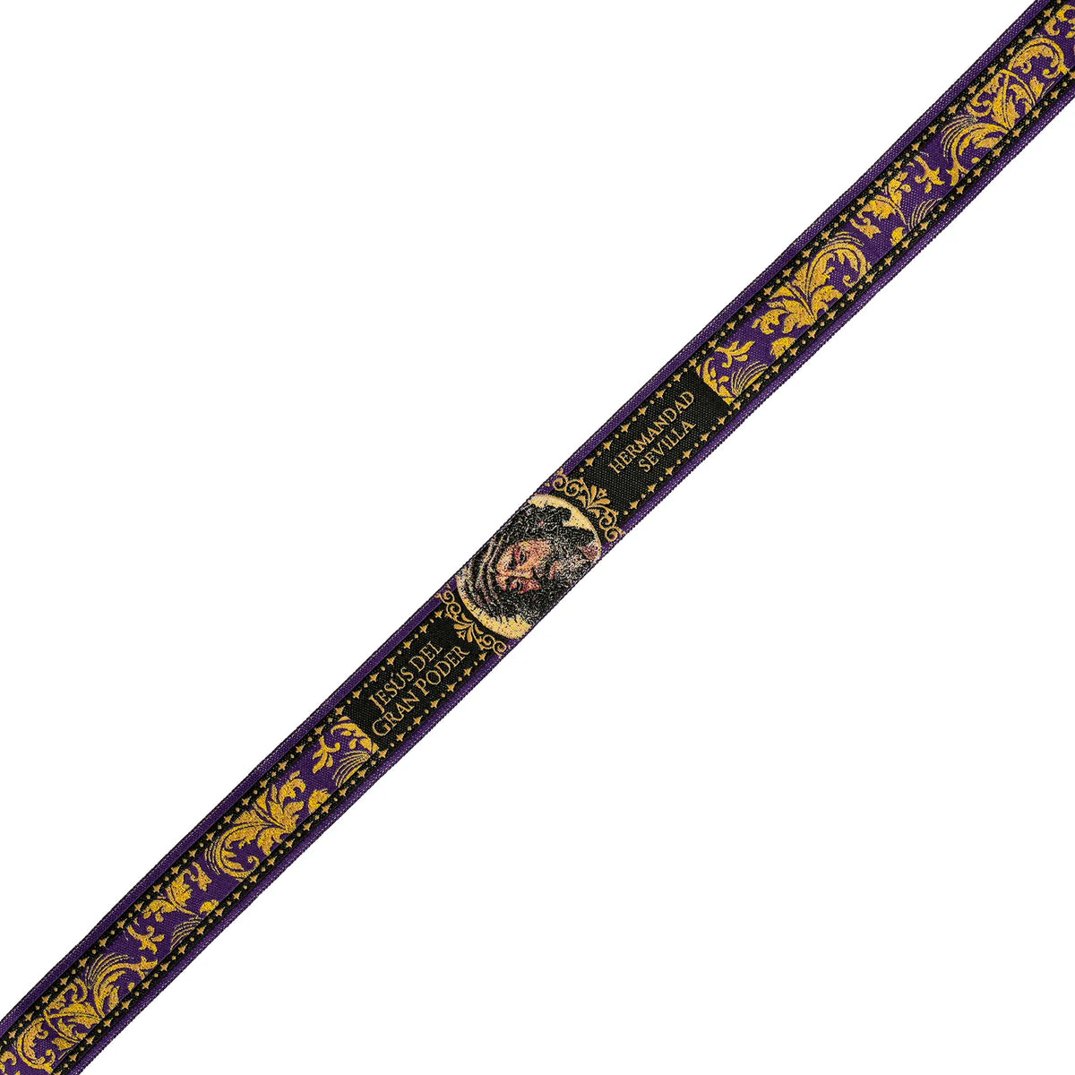 Comprar Pulsera de tela Jesús del Gran Poder Hermandad de Sevilla La Flamenca de Borgoña Bandera España