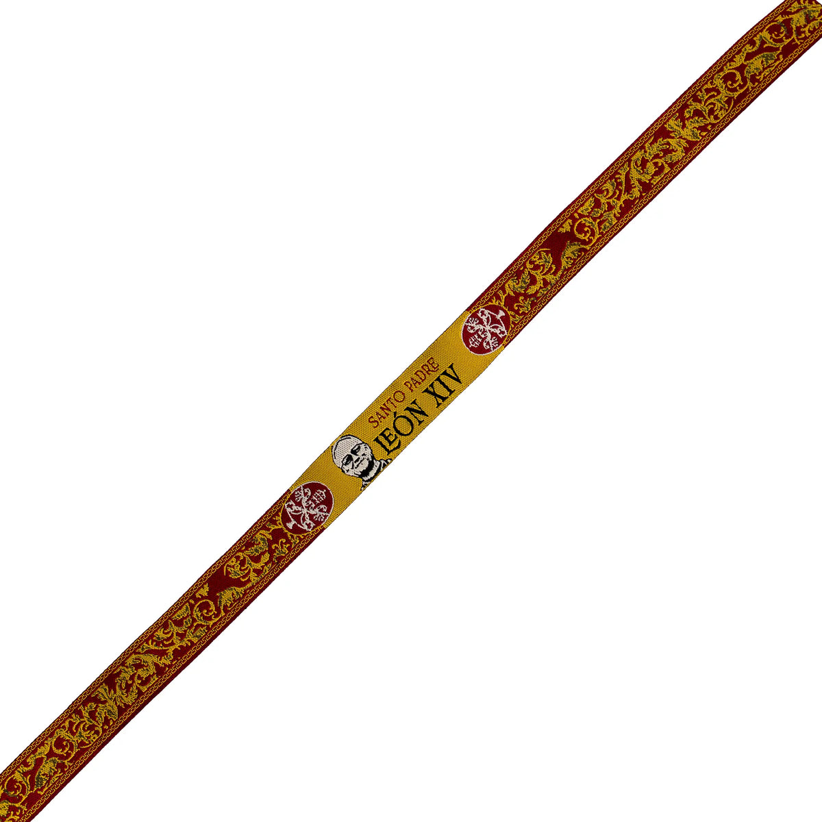 Comprar Pulsera de tela Santo Padre León XIV La Flamenca de Borgoña Bandera España