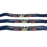 Comprar Pulsera de tela Virgen de Covadonga azul marino La Flamenca de Borgoña Bandera España