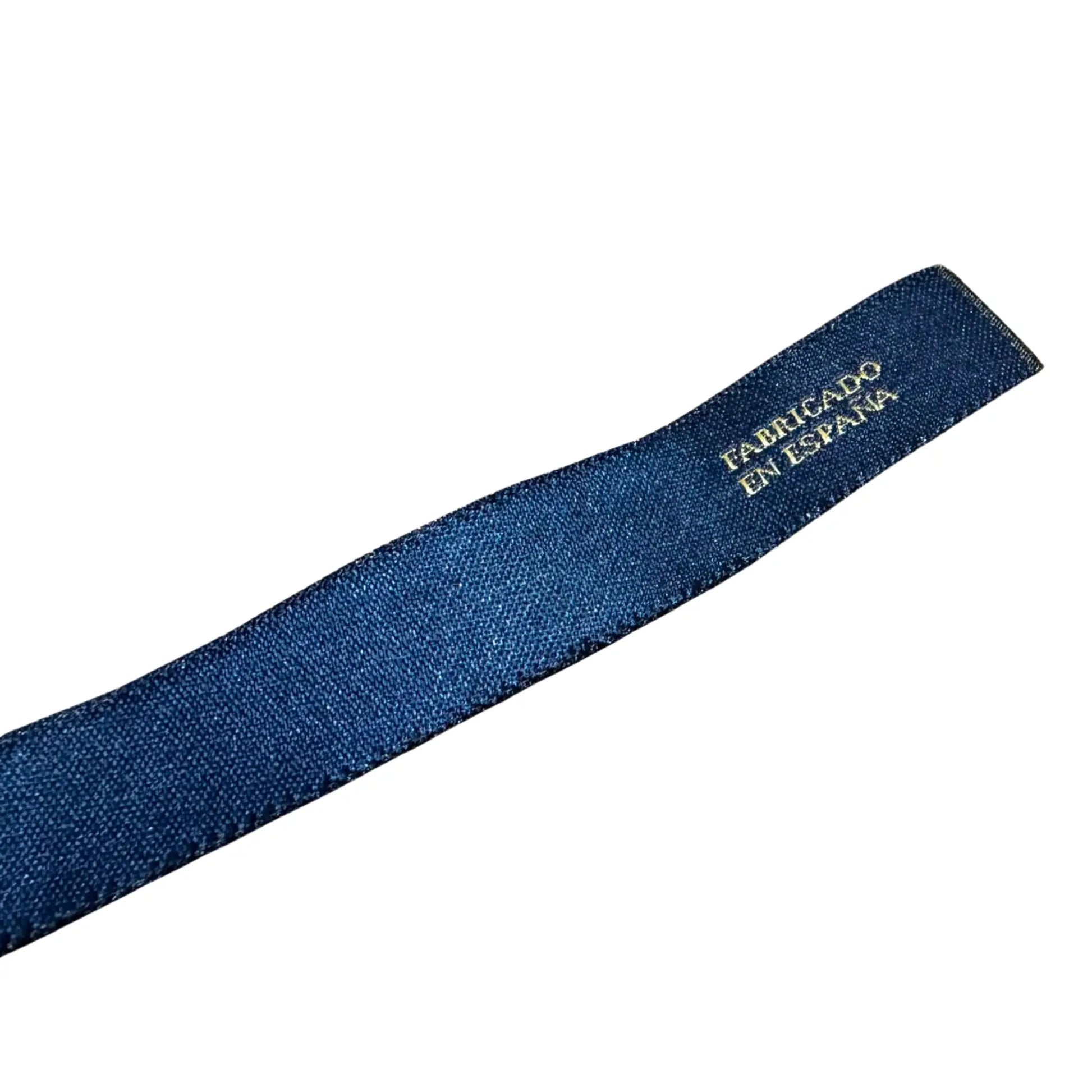 Comprar Pulsera de tela Virgen de Covadonga azul marino La Flamenca de Borgoña Bandera España