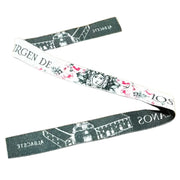 Comprar Pulsera de tela Virgen de los Llanos de Albacete La Flamenca de Borgoña Bandera España