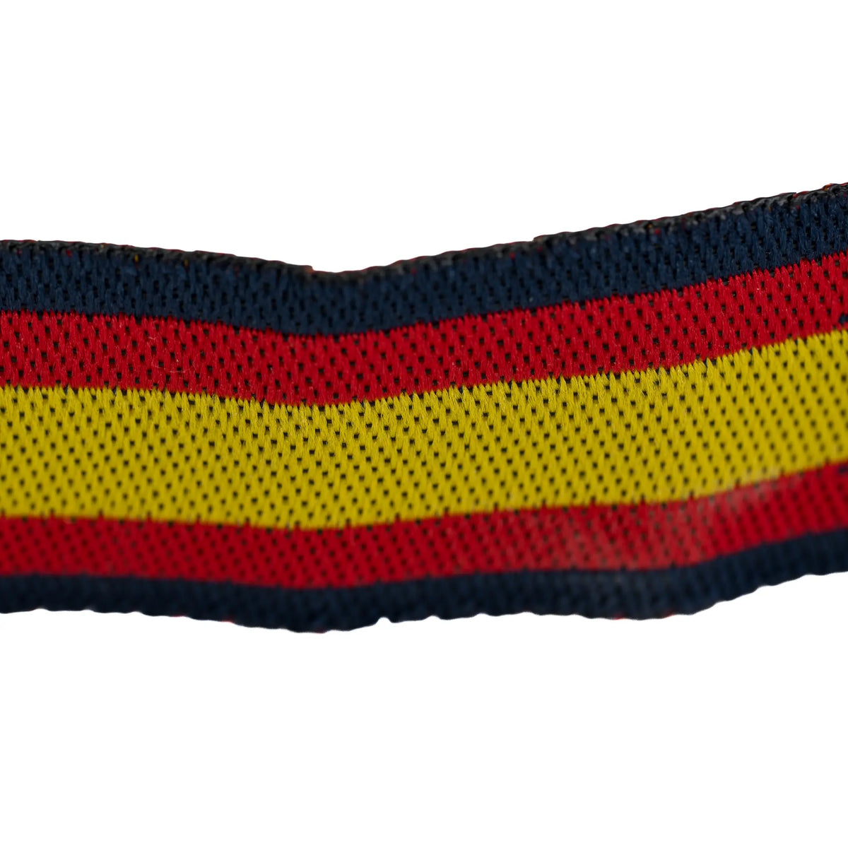 Comprar Pulsera de tela bandera de España con inscripción y perfiles azul marino La Flamenca de Borgoña Bandera España