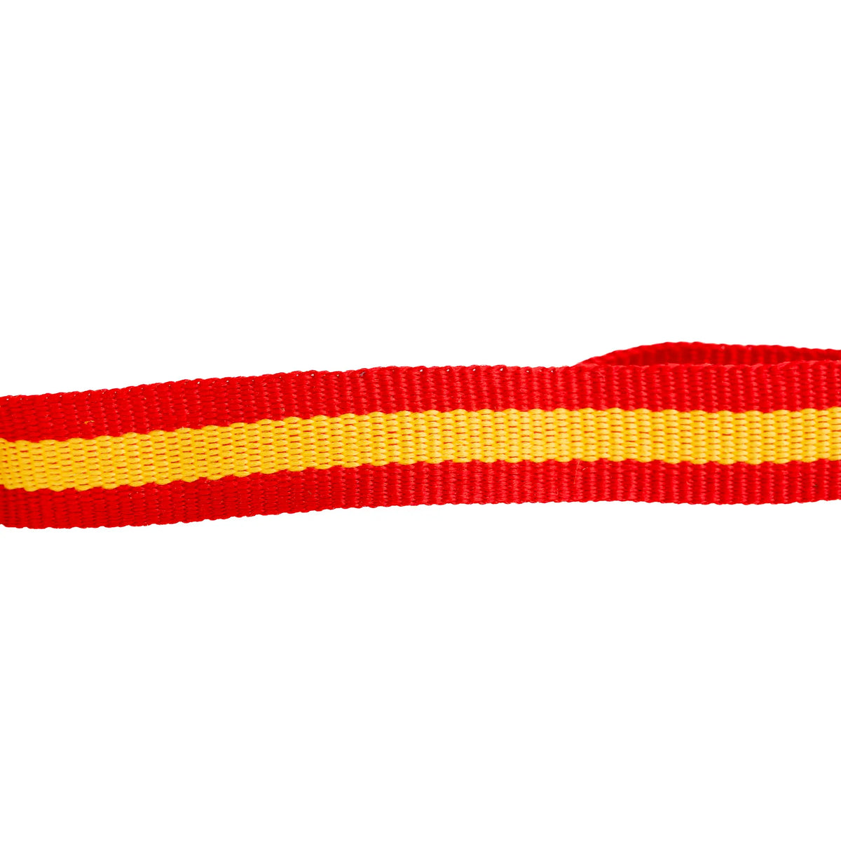 Comprar Pulsera de tela bandera de España y bola dorada · 1 cm La Flamenca de Borgoña Bandera España