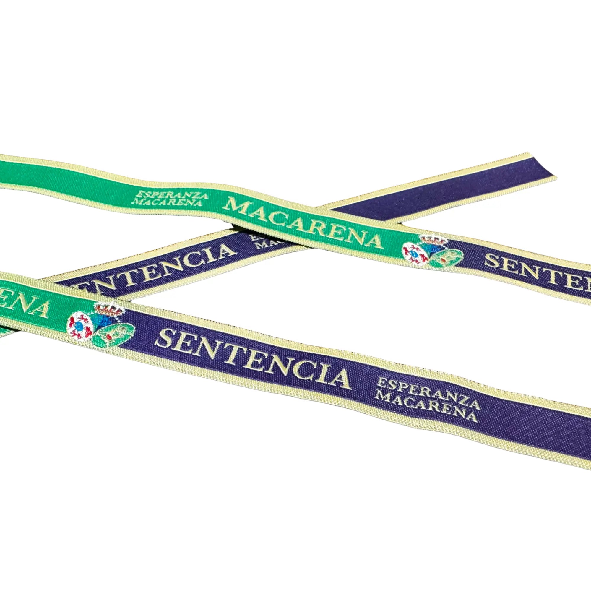 Comprar Pulsera de tela cofrade Esperanza Macarena – Sentencia La Flamenca de Borgoña Bandera España