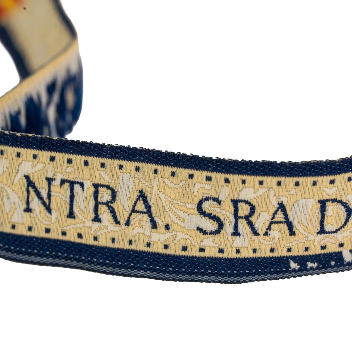 Comprar Pulsera de tela de Nuestra Señora Virgen de los Desemparados de Valencia La Flamenca de Borgoña Bandera España