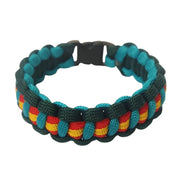 Pulsera paracord Dos Verdes bandera España