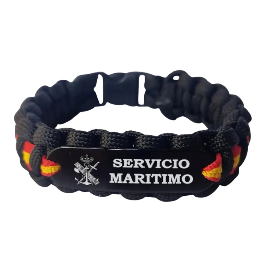 Pulsera paracord Servicio Marítimo Bandera España