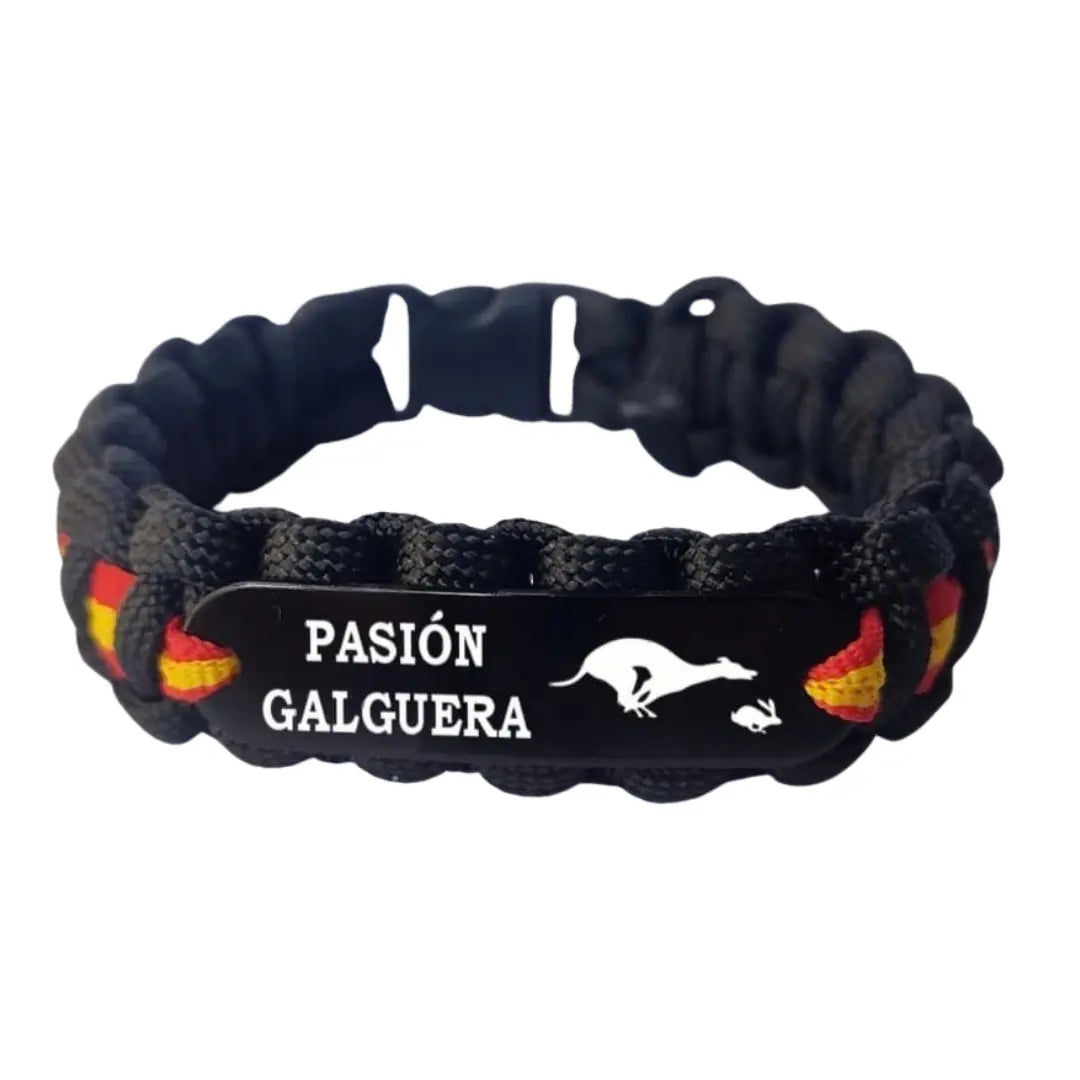 Pulsera paracord Pasión Galguera Bandera España