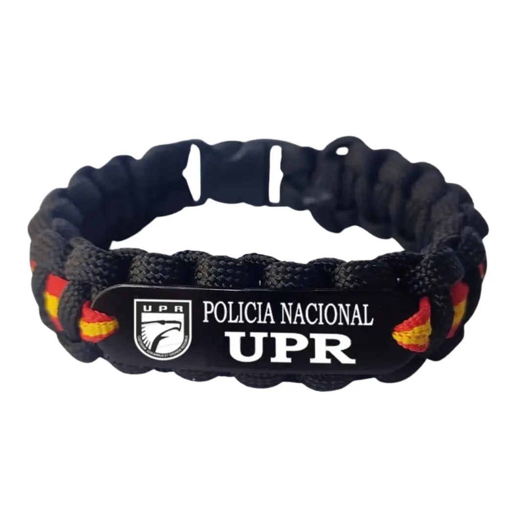 Pulsera paracord Policía Nacional UPR Bandera España