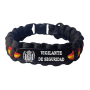 Pulsera paracord Vigilante de Seguridad Bandera España