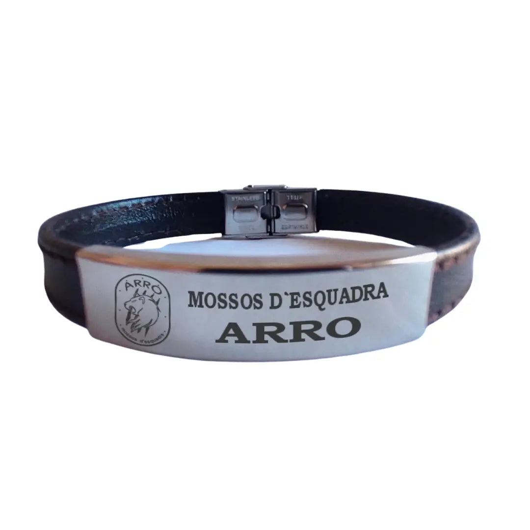 Pulsera piel Mossos d'Esquadra ARRO