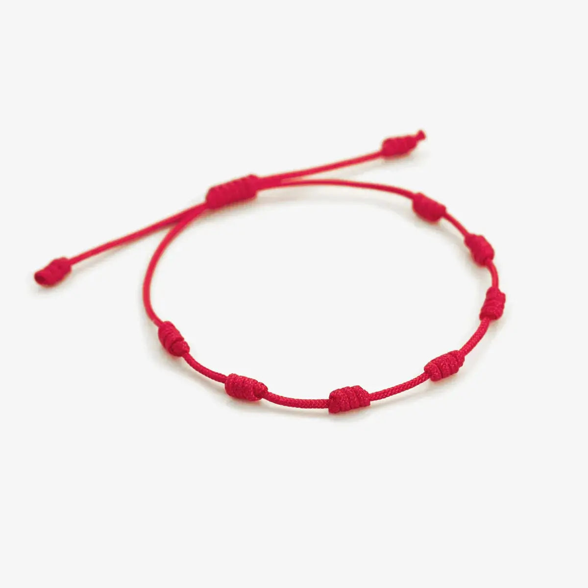 Comprar Pulsera roja de 7 nudos de Protección La Flamenca de Borgoña Bandera España