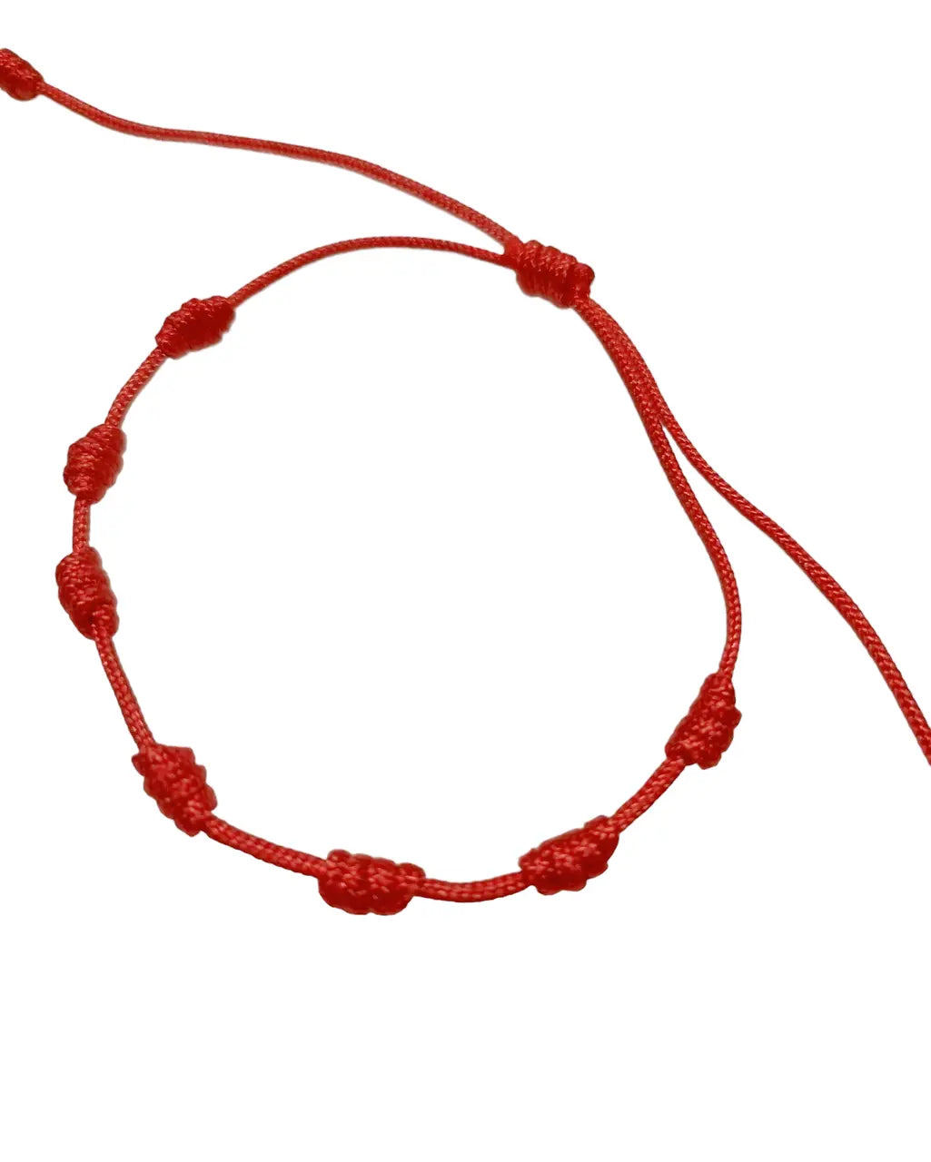 Comprar Pulsera roja de 7 nudos de Protección La Flamenca de Borgoña Bandera España