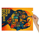 Comprar Puzzle con caja metálica "Franco - Una época que marcó" La Flamenca de Borgoña Bandera España