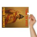 Comprar Puzzle con caja metálica "Toma tu voto, Pedro Sánchez" La Flamenca de Borgoña Bandera España