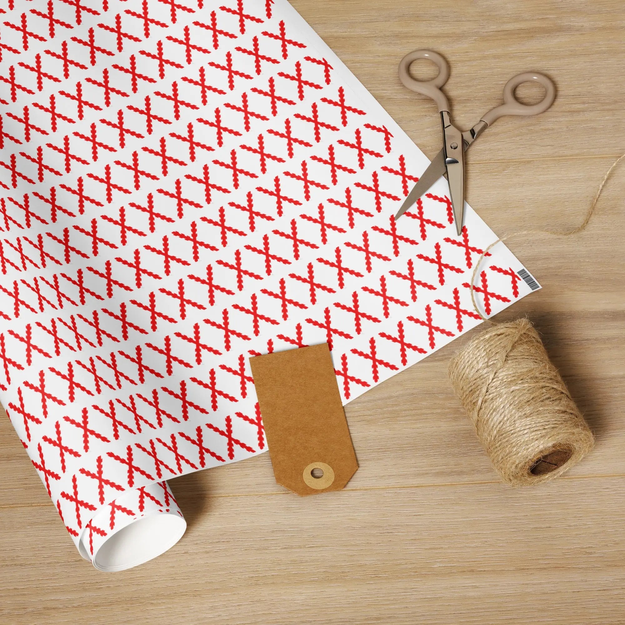Rollo de papel de regalo Cruz de Borgoña - La Flamenca de Borgoña