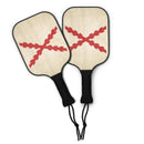 Comprar Set de palas de pickleball Cruz de Borgoña La Flamenca de Borgoña Bandera España