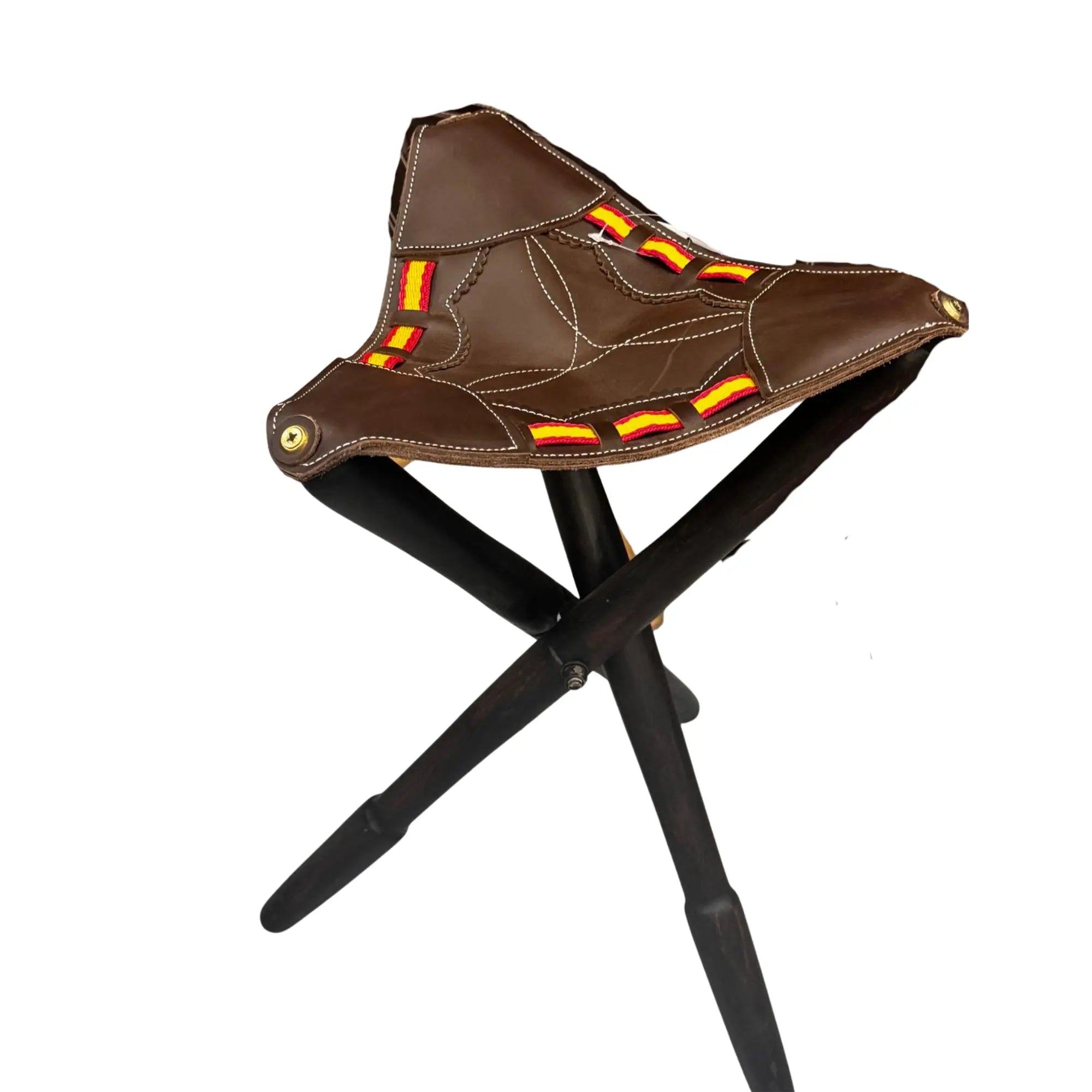 Comprar Silla Taburete cazador montería La Flamenca de Borgoña Bandera España