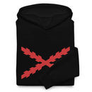 Comprar Sudadera Cruz de Borgoña oversize unisex La Flamenca de Borgoña, Bandera de España, Cruz de Borgoña, Patricia Muñoz, VOX, Santiago Abascal