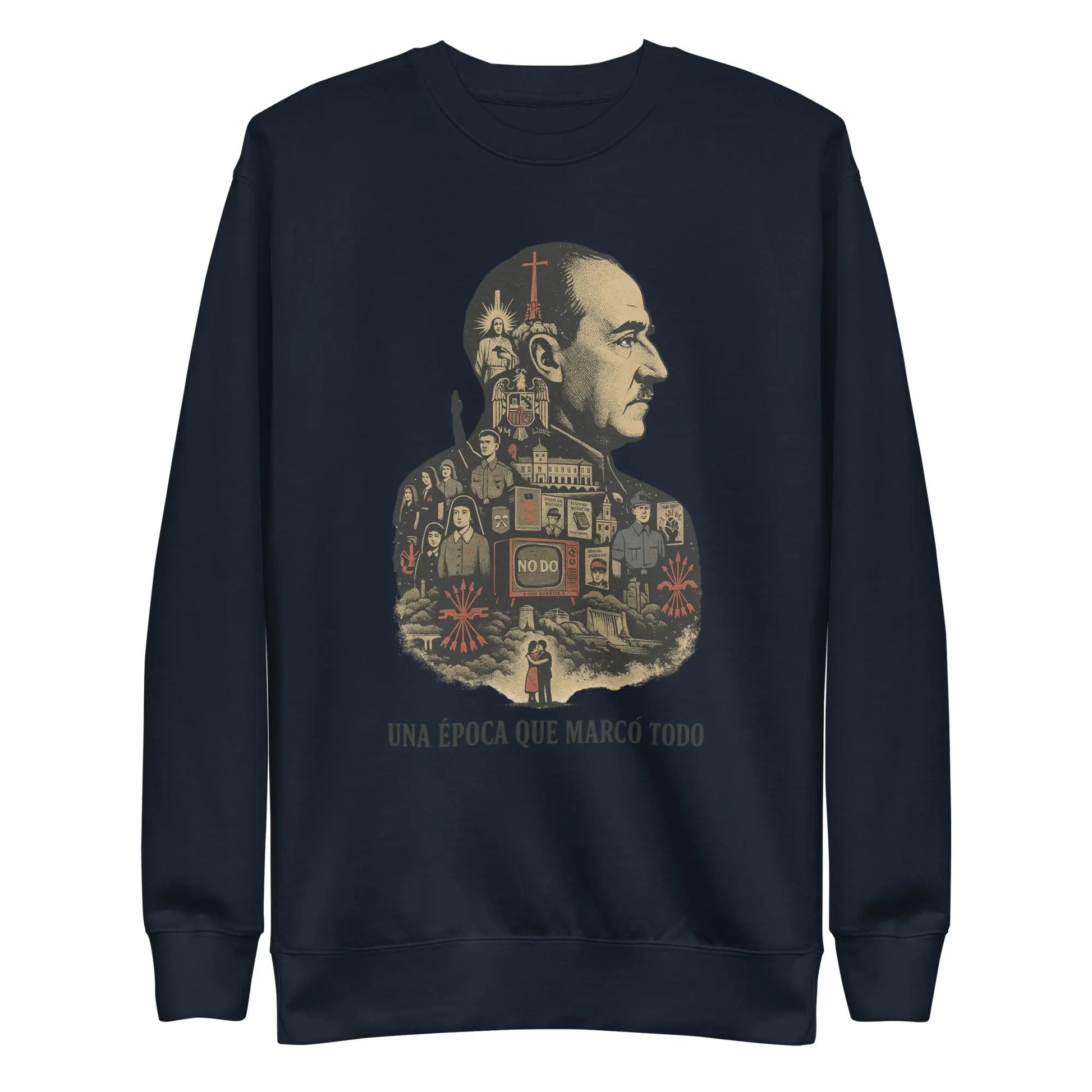 Comprar Sudadera Franco - La época que cambió todo La Flamenca de Borgoña, Bandera de España, Cruz de Borgoña, Patricia Muñoz, VOX