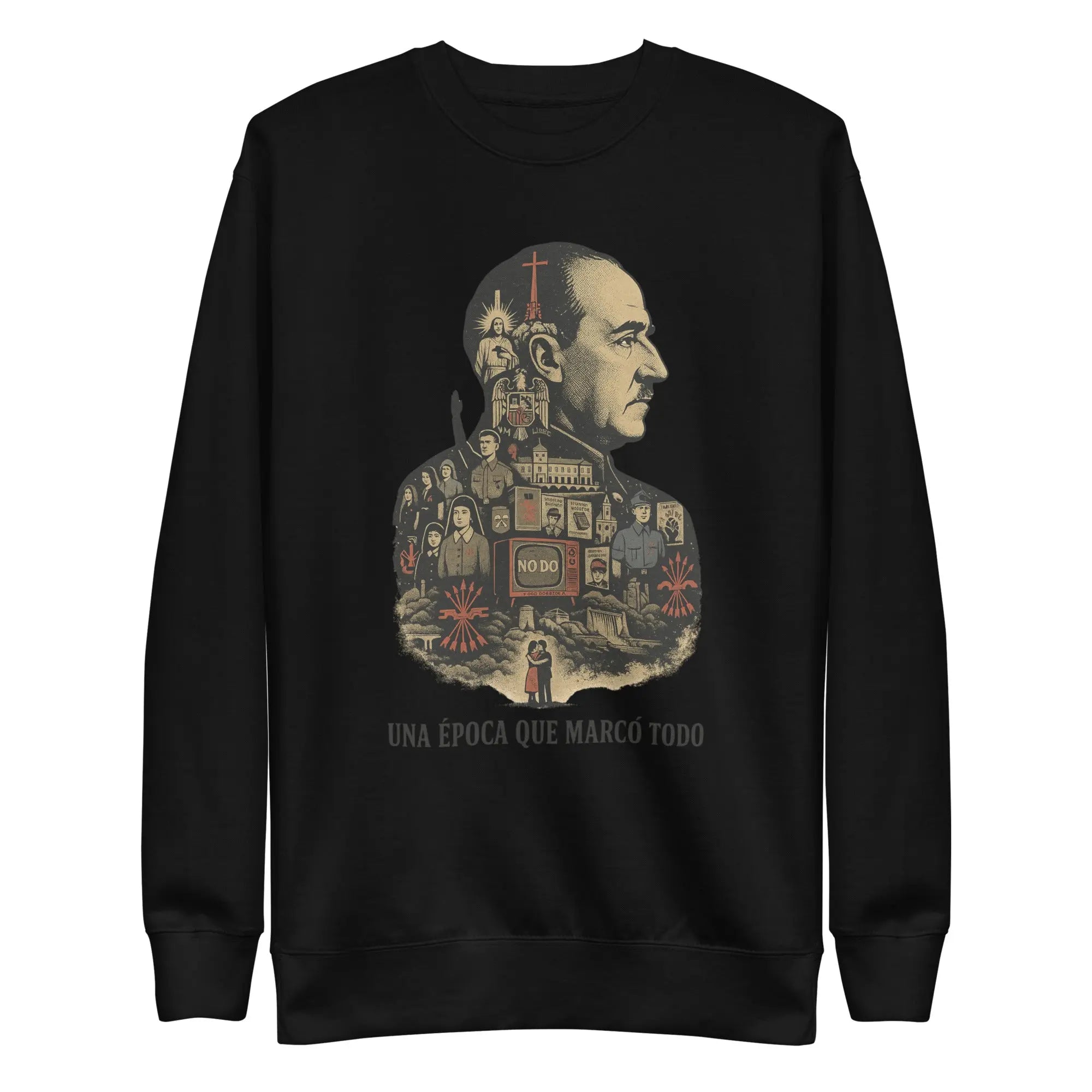 Comprar Sudadera Franco - La época que cambió todo La Flamenca de Borgoña, Bandera de España, Cruz de Borgoña, Patricia Muñoz, VOX