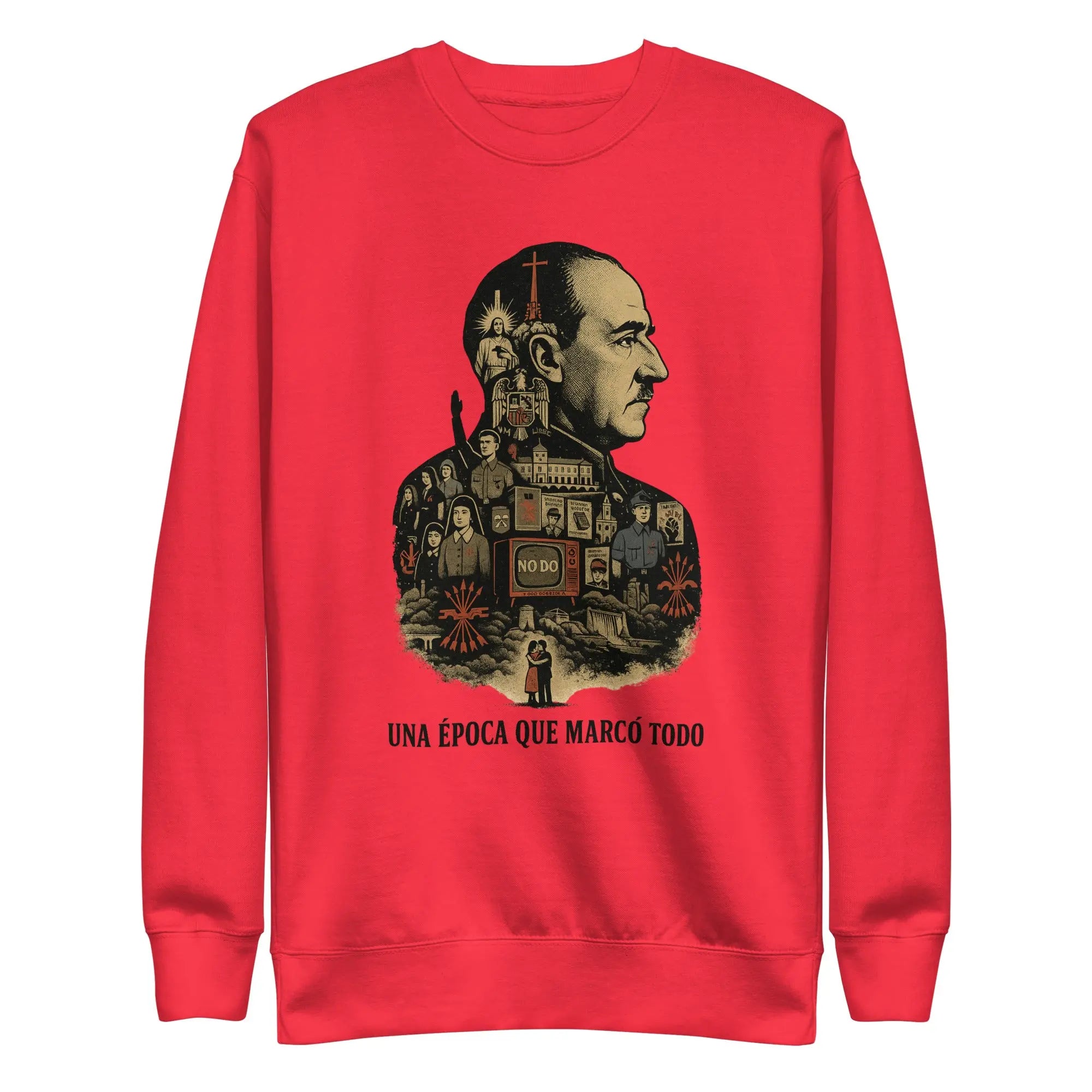 Comprar Sudadera Franco - La época que cambió todo La Flamenca de Borgoña, Bandera de España, Cruz de Borgoña, Patricia Muñoz, VOX