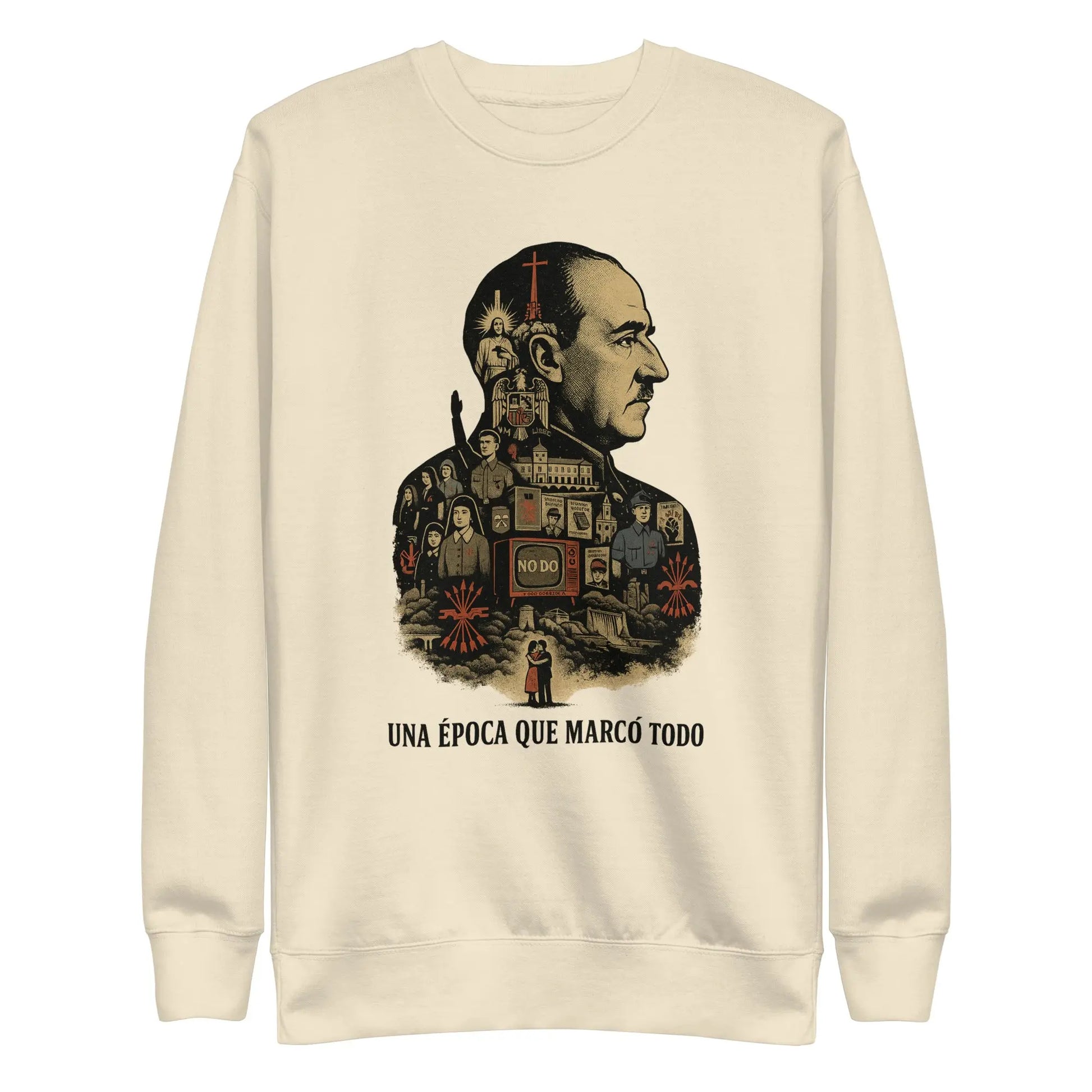 Comprar Sudadera Franco - La época que cambió todo La Flamenca de Borgoña, Bandera de España, Cruz de Borgoña, Patricia Muñoz, VOX