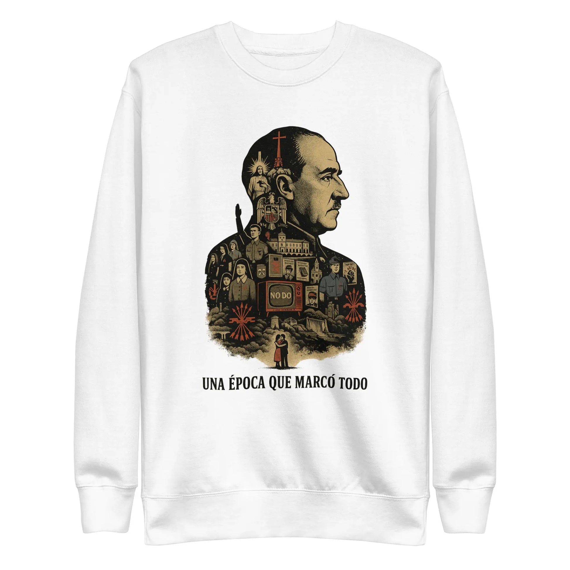 Comprar Sudadera Franco - La época que cambió todo La Flamenca de Borgoña, Bandera de España, Cruz de Borgoña, Patricia Muñoz, VOX