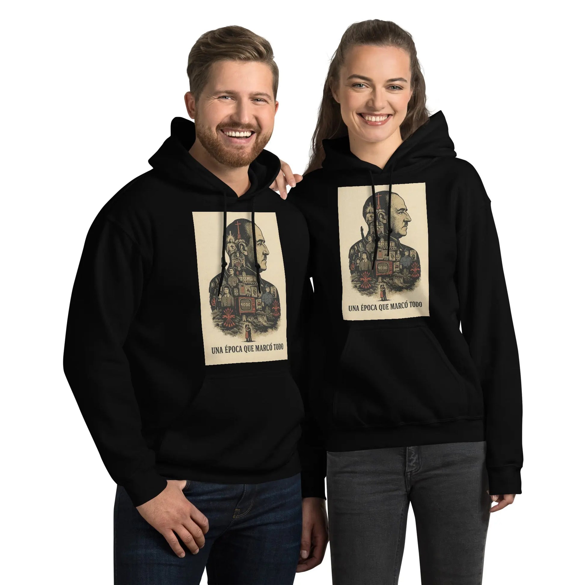 Comprar Sudadera Franco - Una época que marcó todo La Flamenca de Borgoña, Bandera de España, Cruz de Borgoña, Patricia Muñoz, VOX