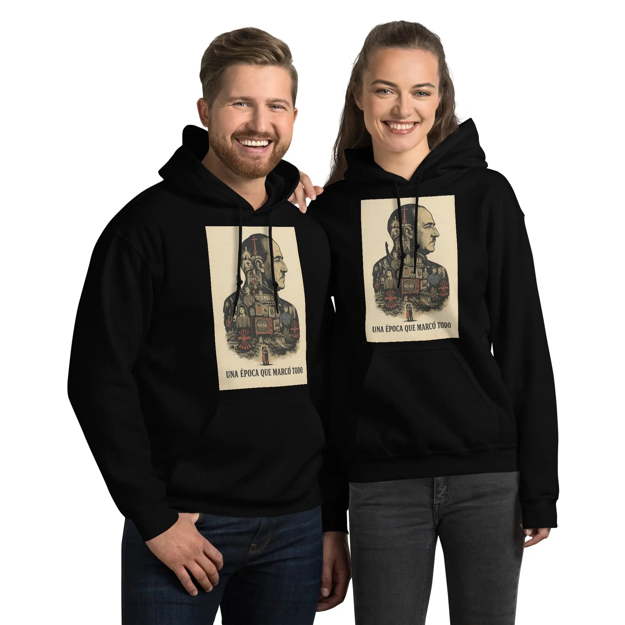 Comprar Sudadera Franco - Una época que marcó todo La Flamenca de Borgoña, Bandera de España, Cruz de Borgoña, Patricia Muñoz, VOX