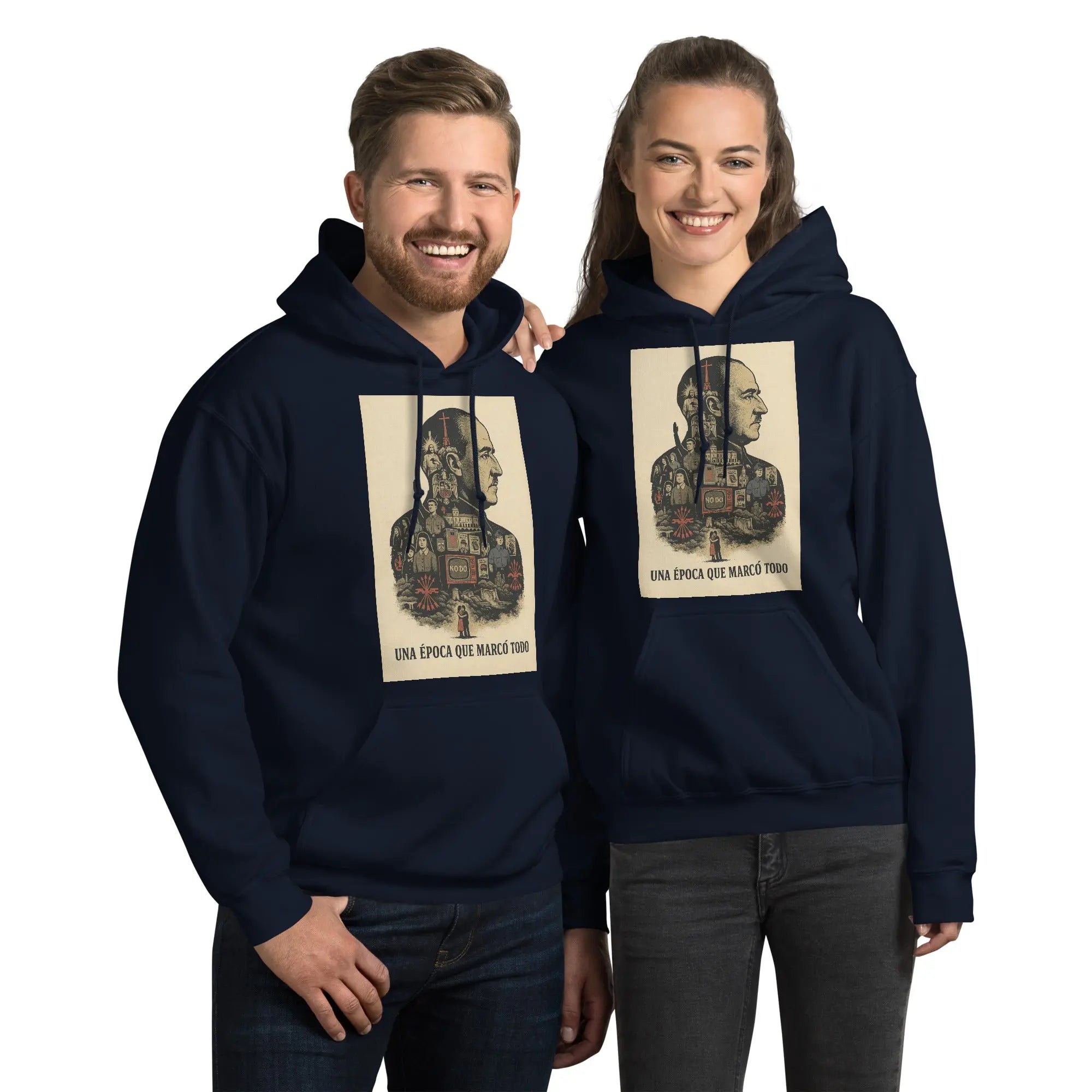 Comprar Sudadera Franco - Una época que marcó todo La Flamenca de Borgoña, Bandera de España, Cruz de Borgoña, Patricia Muñoz, VOX