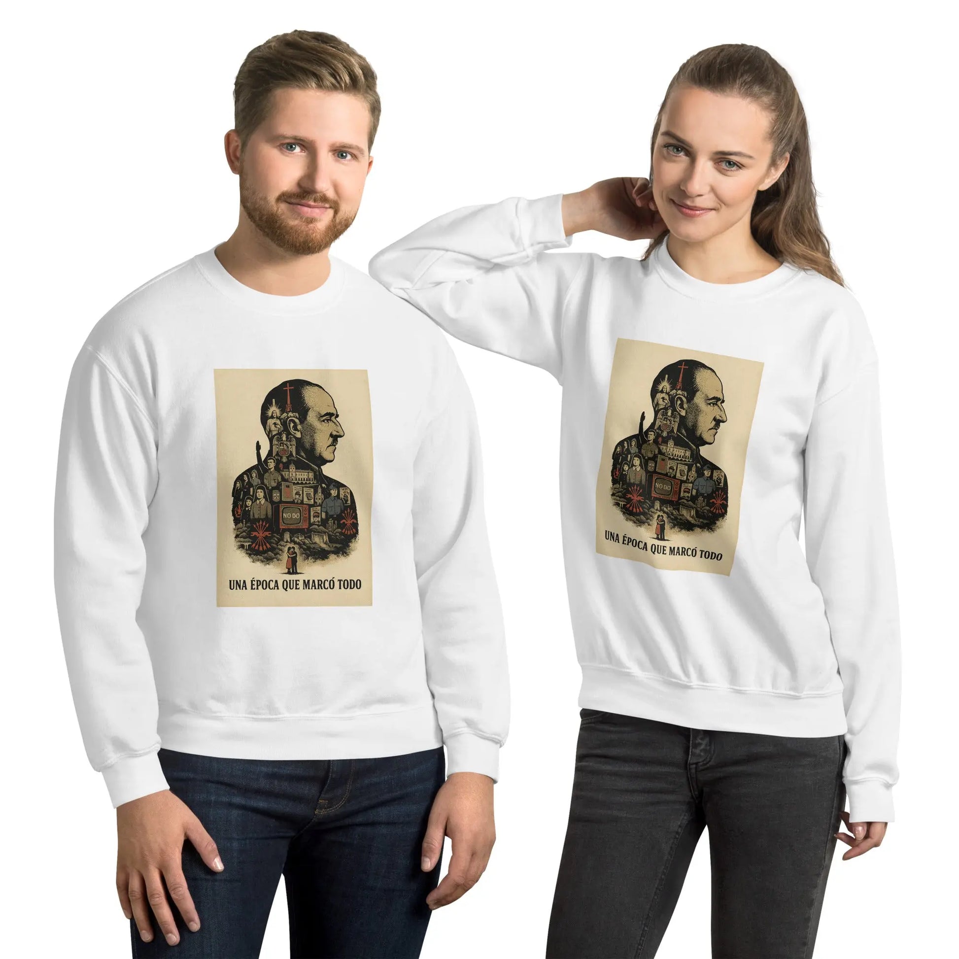 Comprar Sudadera Franco - Una época que marcó todo La Flamenca de Borgoña, Bandera de España, Cruz de Borgoña, Patricia Muñoz, VOX