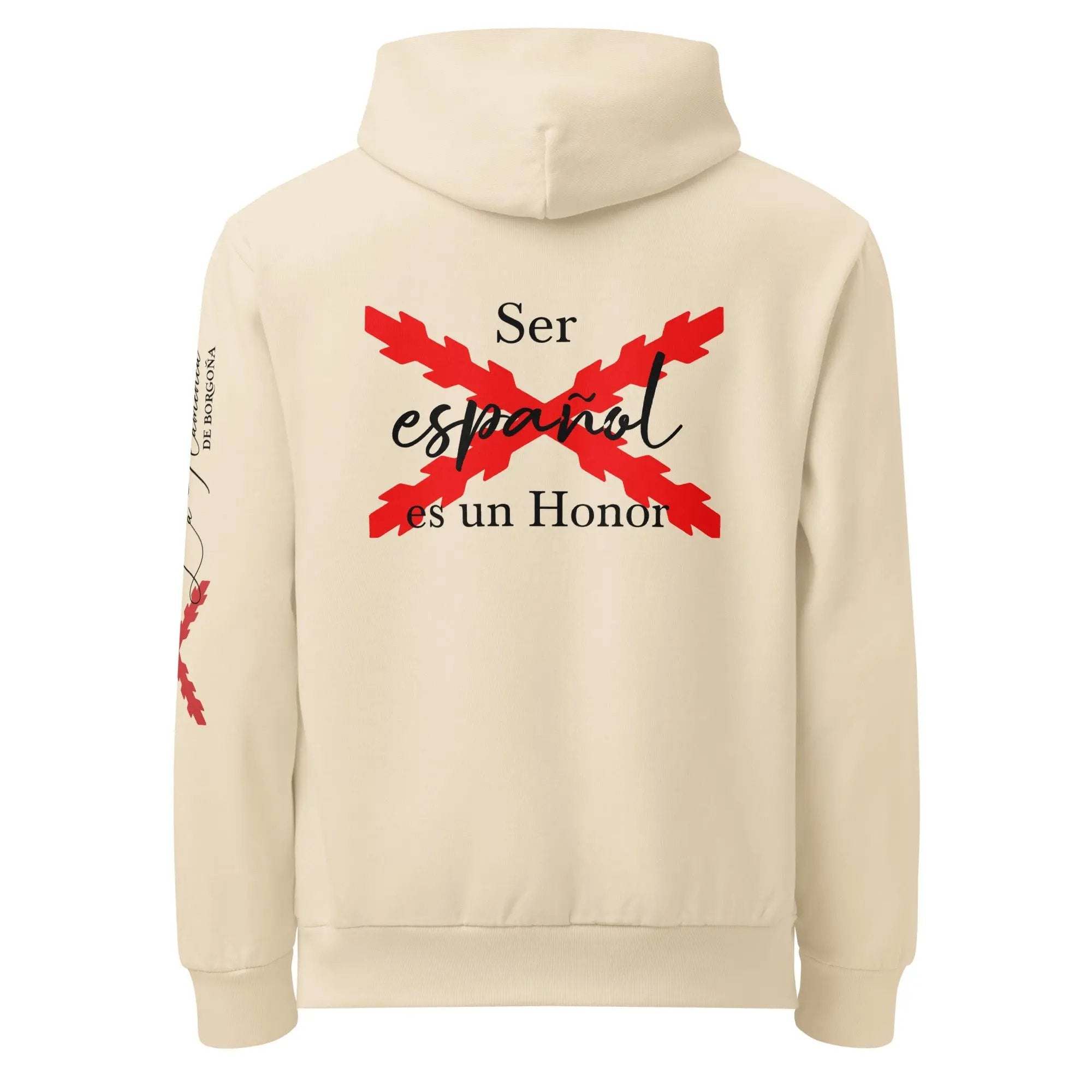 Comprar Sudadera Urban "Ser español es un Honor" La Flamenca de Borgoña Bandera España