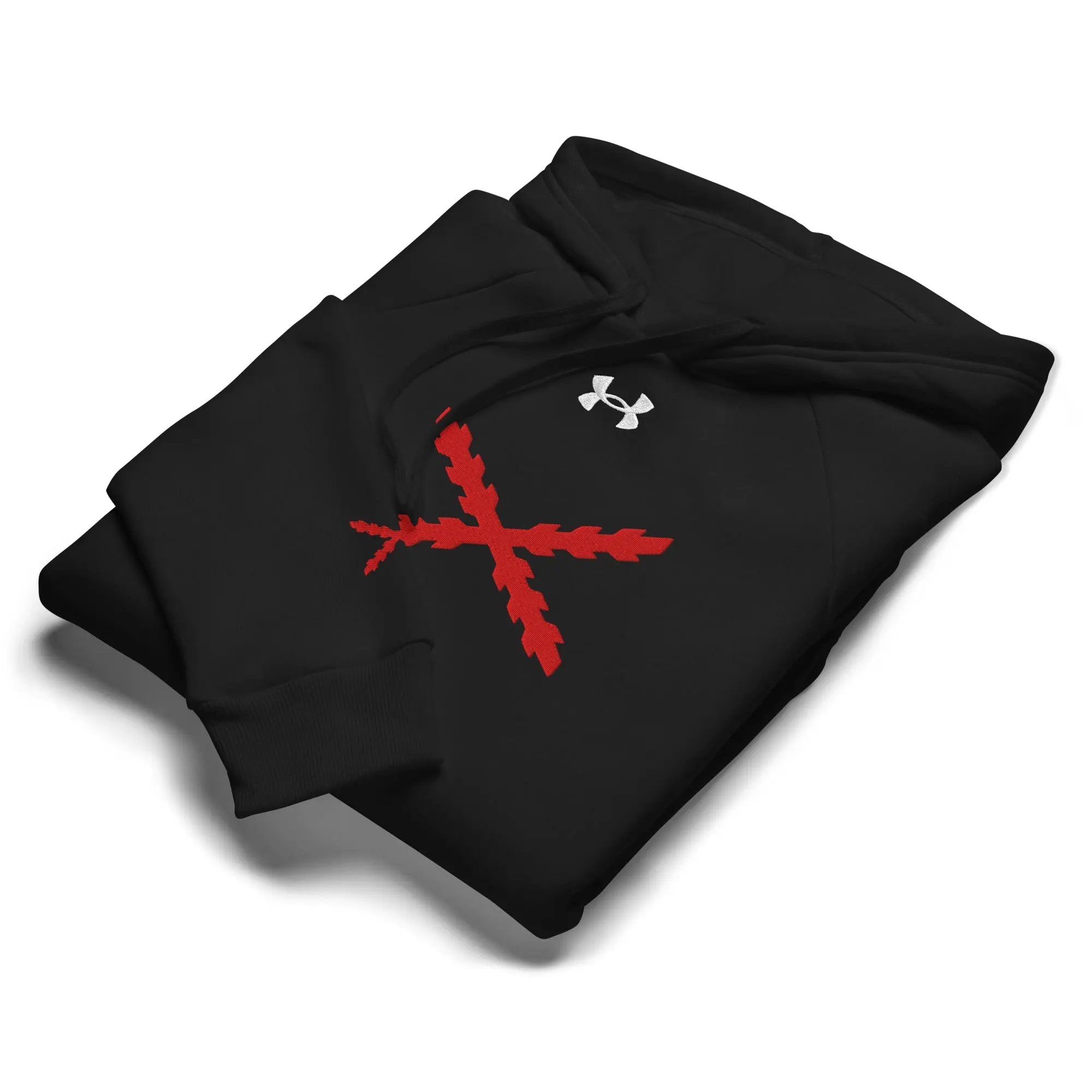 Comprar Sudadera con capucha Under Armour® Cruz de Borgoña La Flamenca de Borgoña Bandera España