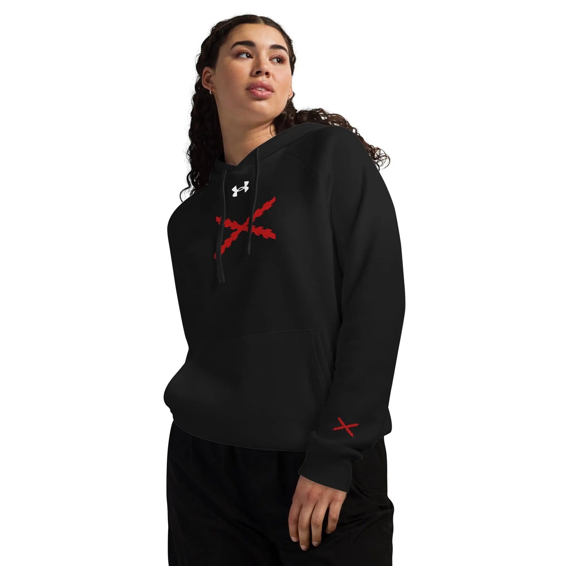 Comprar Sudadera con capucha Under Armour® Cruz de Borgoña La Flamenca de Borgoña Bandera España