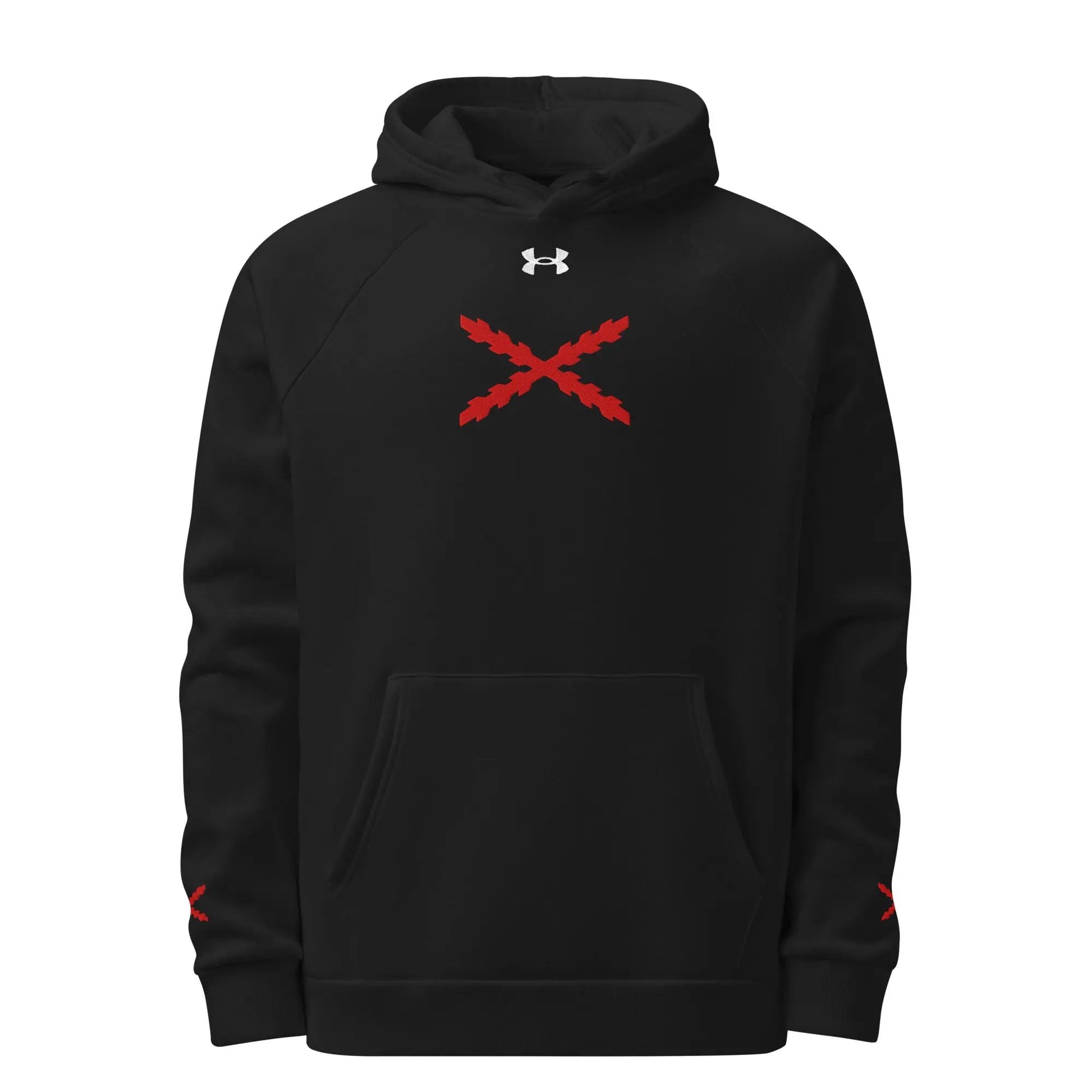 Comprar Sudadera con capucha Under Armour® Cruz de Borgoña La Flamenca de Borgoña Bandera España