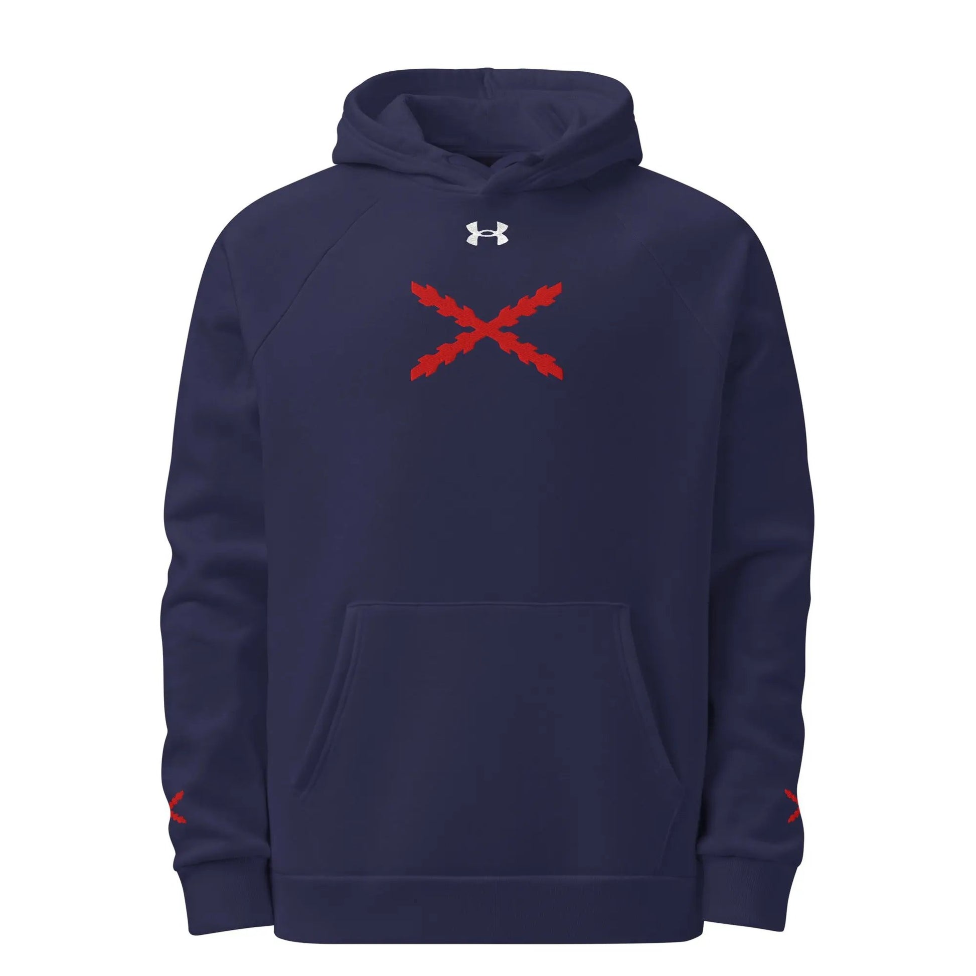 Comprar Sudadera con capucha Under Armour® Cruz de Borgoña La Flamenca de Borgoña Bandera España