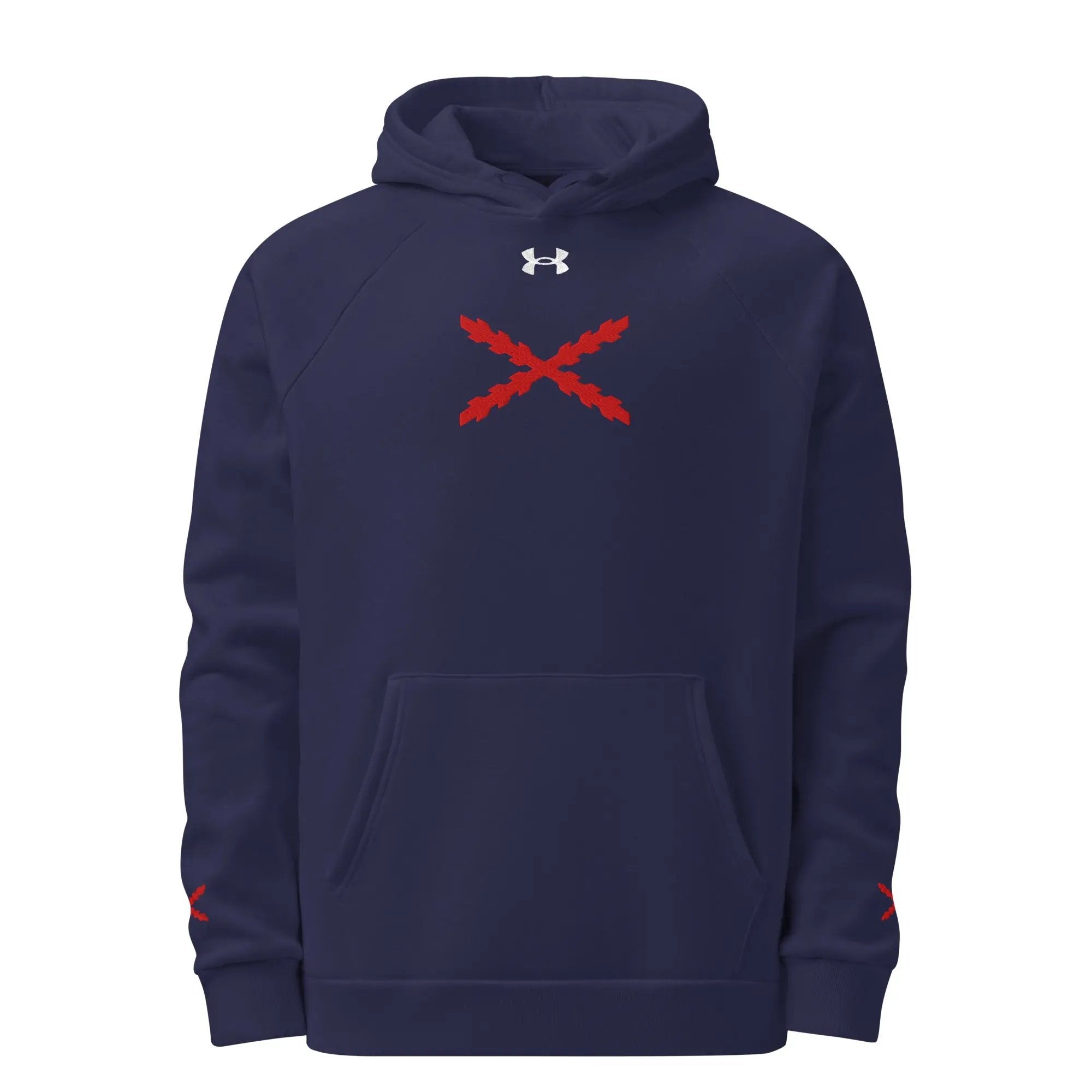 Comprar Sudadera con capucha Under Armour® Cruz de Borgoña La Flamenca de Borgoña Bandera España