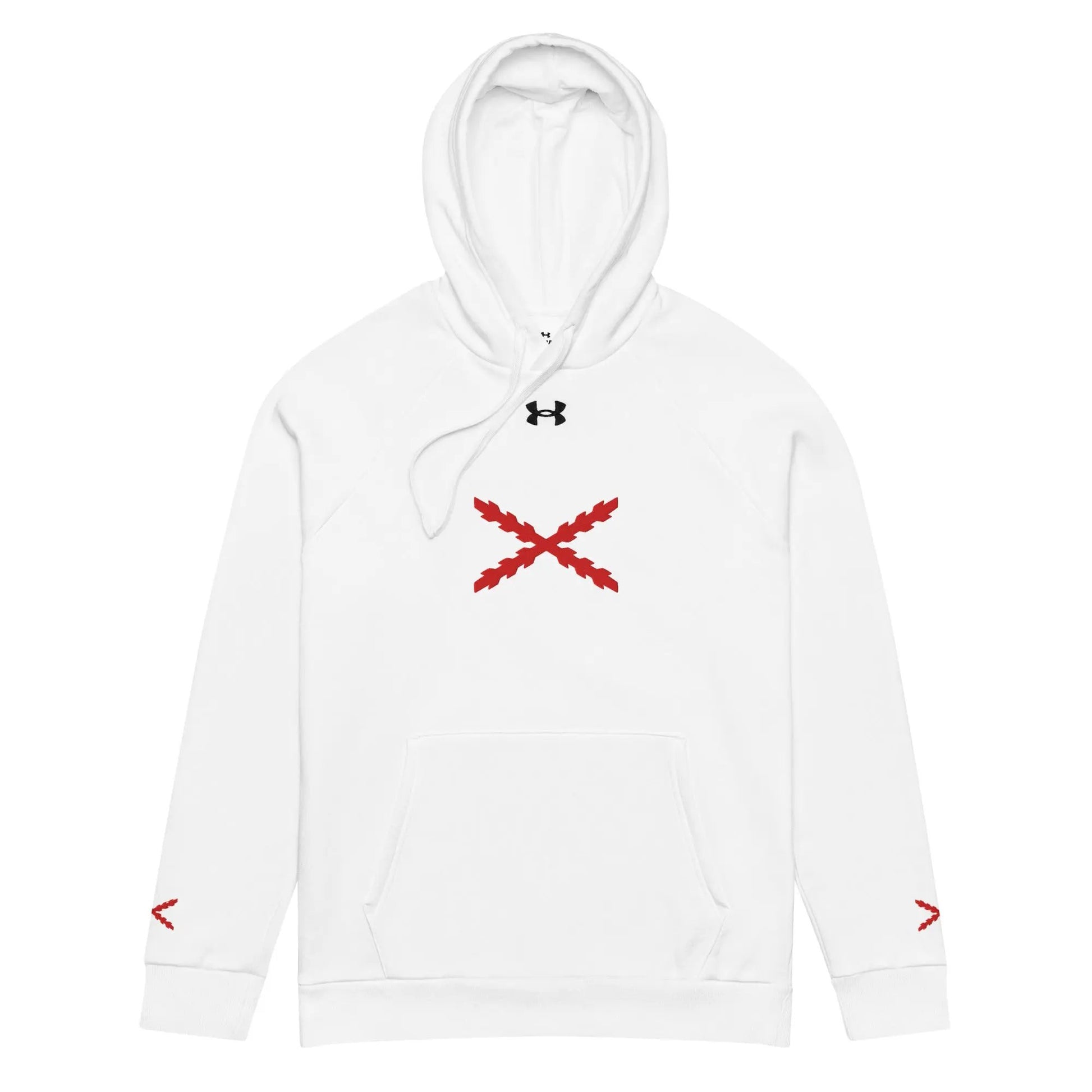 Comprar Sudadera con capucha Under Armour® Cruz de Borgoña La Flamenca de Borgoña Bandera España