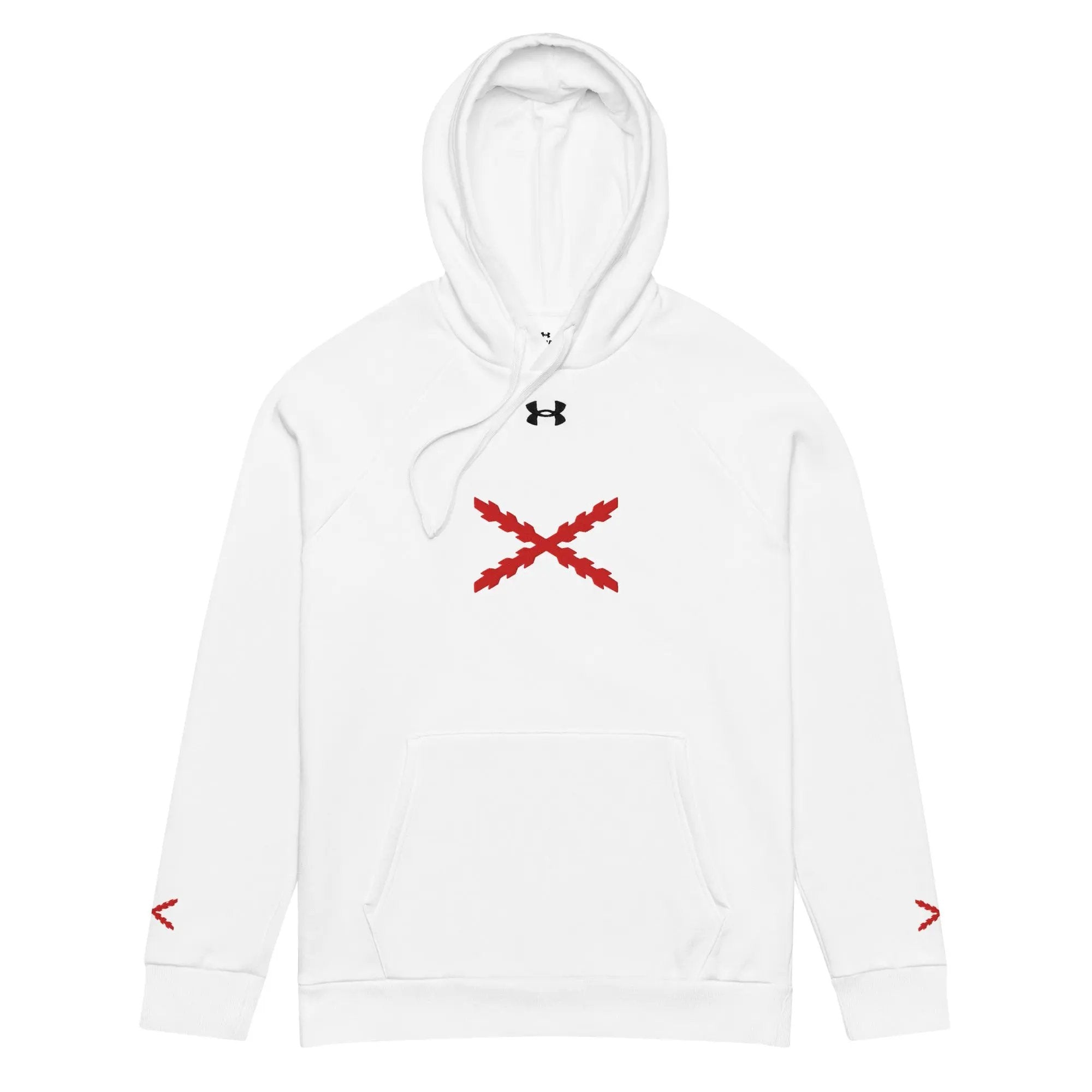 Comprar Sudadera con capucha Under Armour® Cruz de Borgoña La Flamenca de Borgoña Bandera España