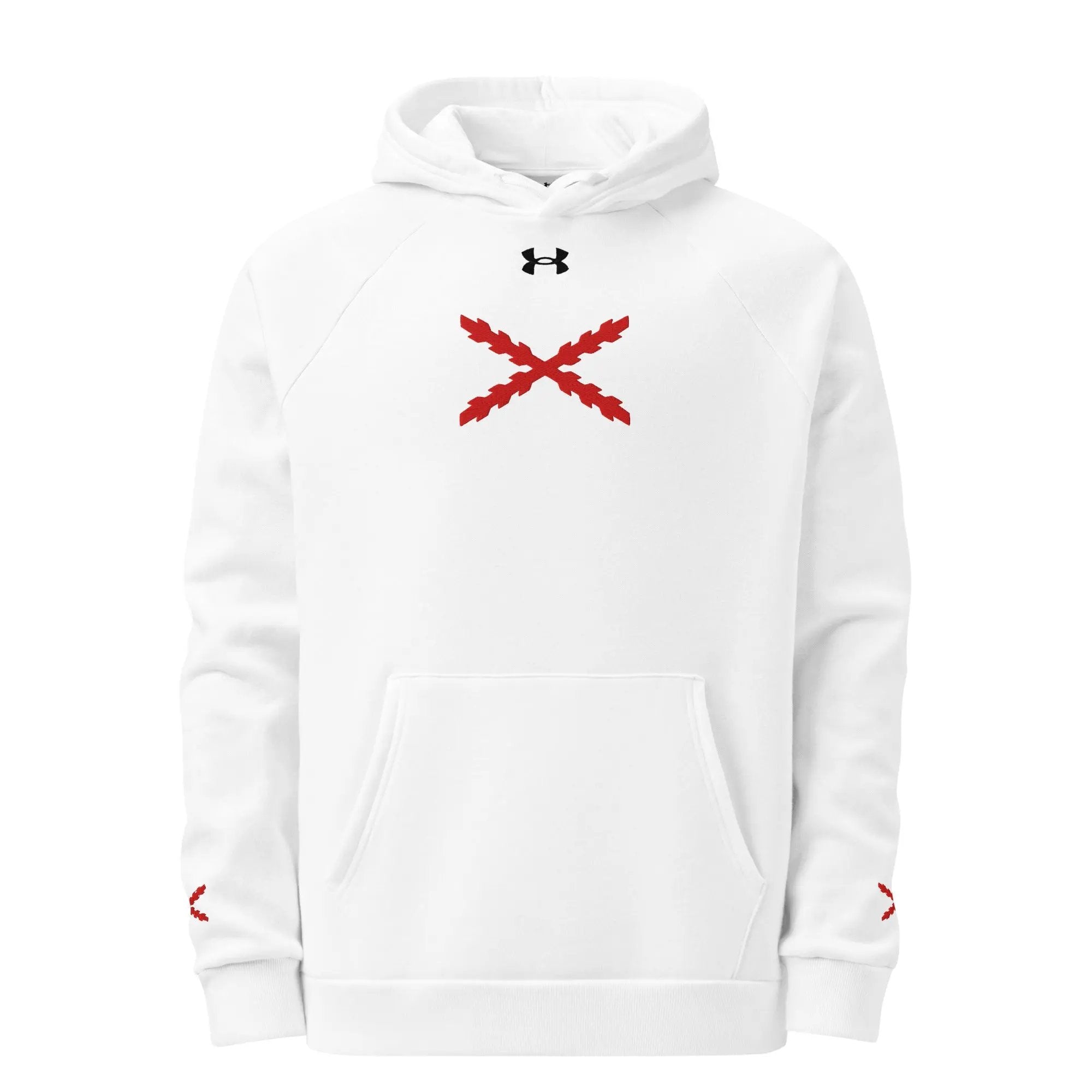 Comprar Sudadera con capucha Under Armour® Cruz de Borgoña La Flamenca de Borgoña Bandera España
